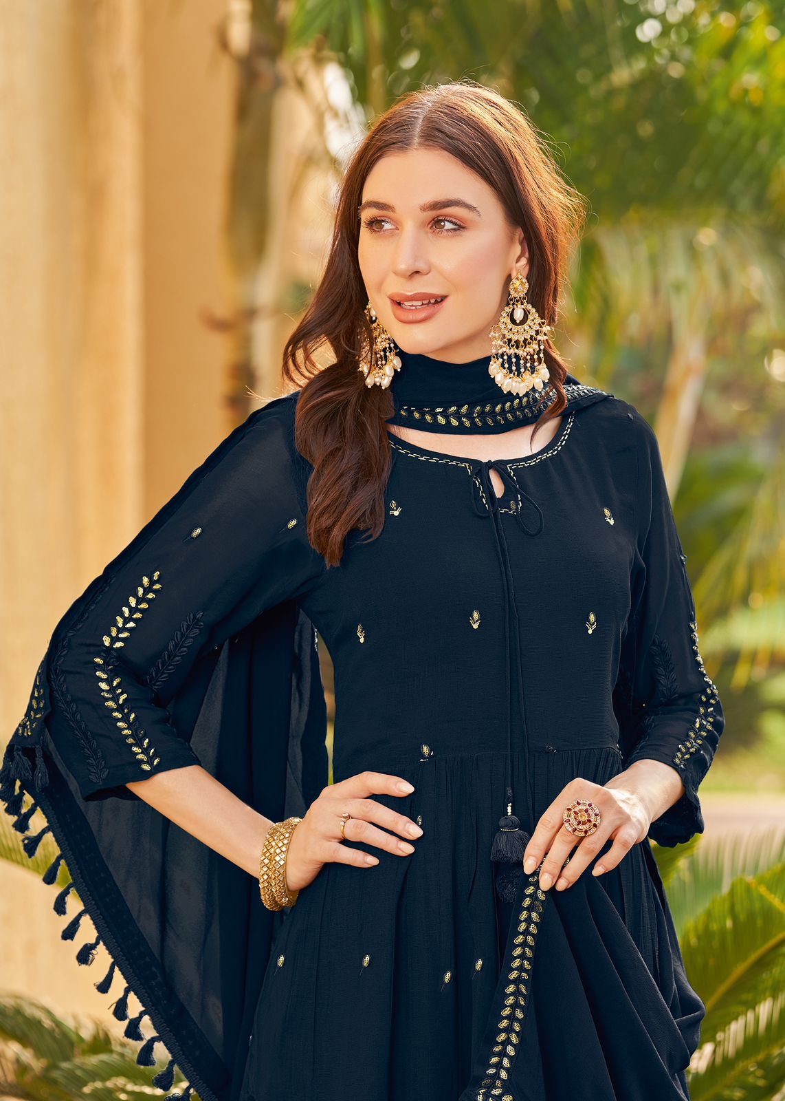 Kasturi By Mittoo Dupatta With Anarkali Kurtis Catalog